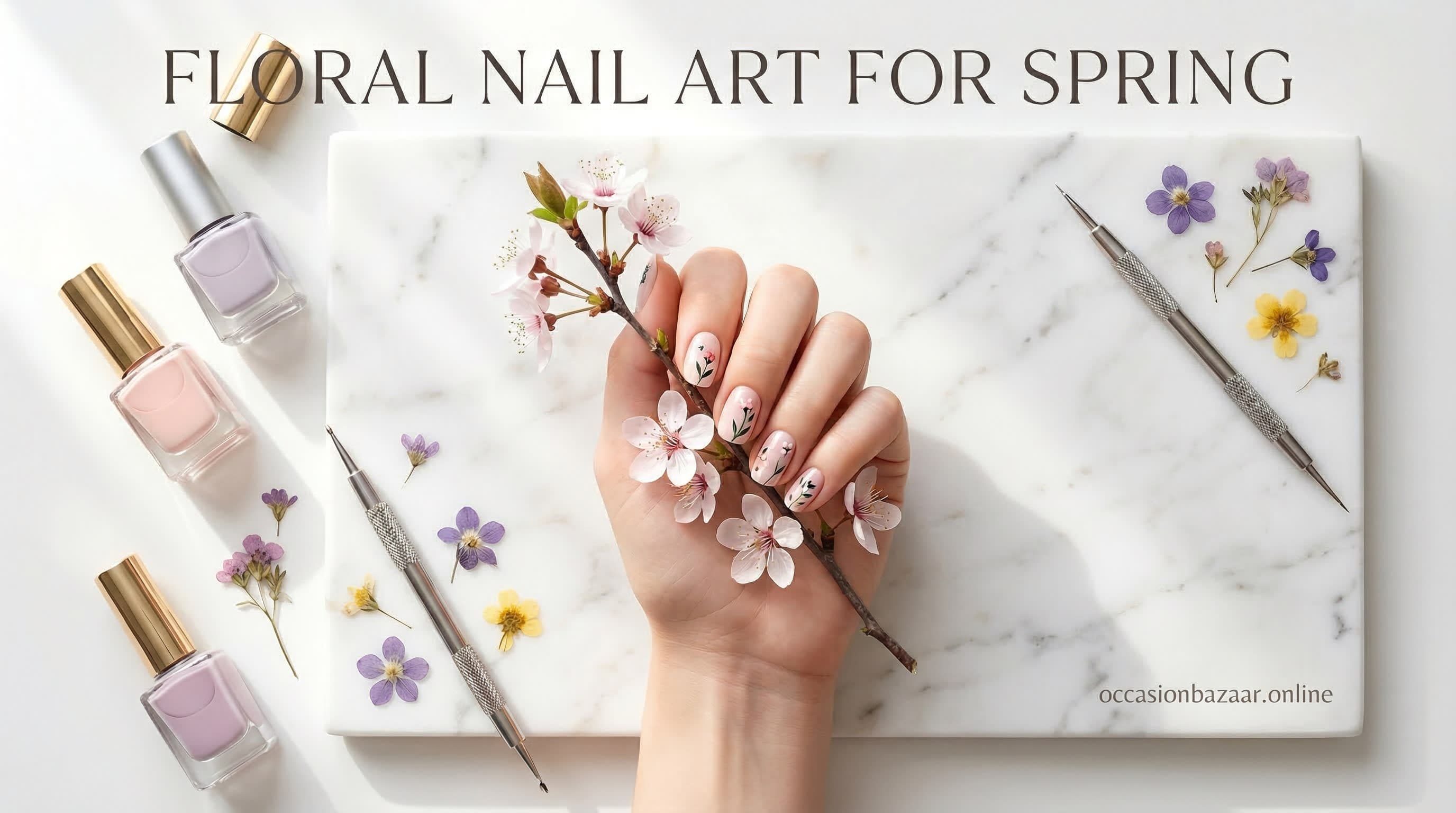25 Floral Spring Nails: Beautiful Flower Nail Art Ideas 2026 25 Floral Spring Nails: Beautiful Flower Nail Art Ideas 2026